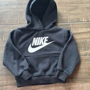 Nike Black and White Sweatshirt with Swoosh Logo